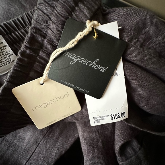 Magascholi Linen Jogger Pants - Picture 3 of 7